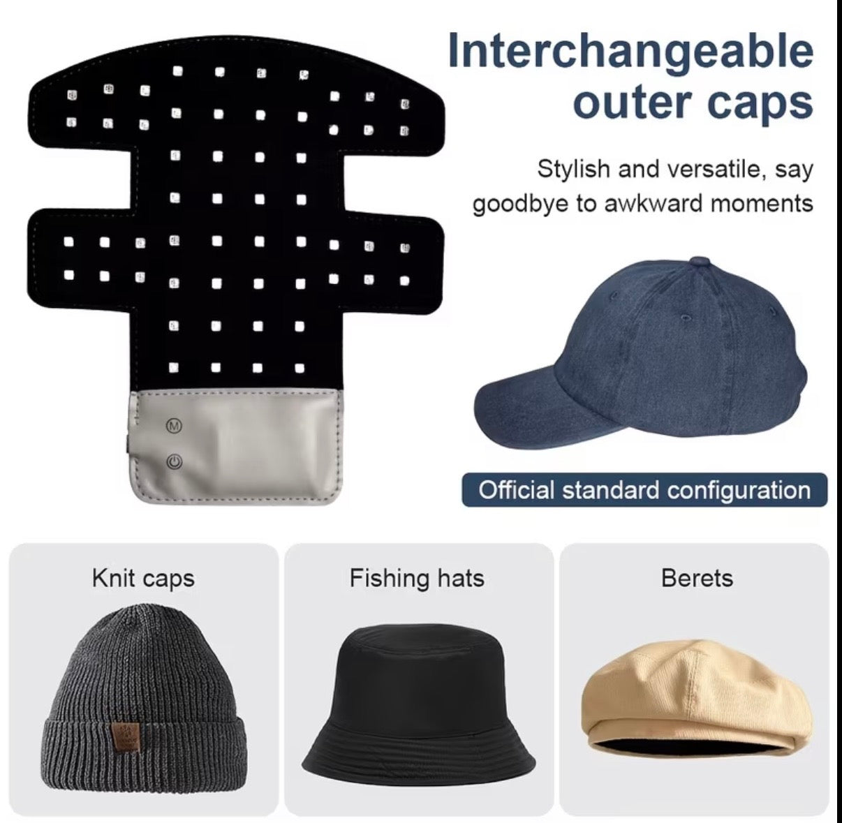 BioLume™ Red & Blue Light Therapy Cap