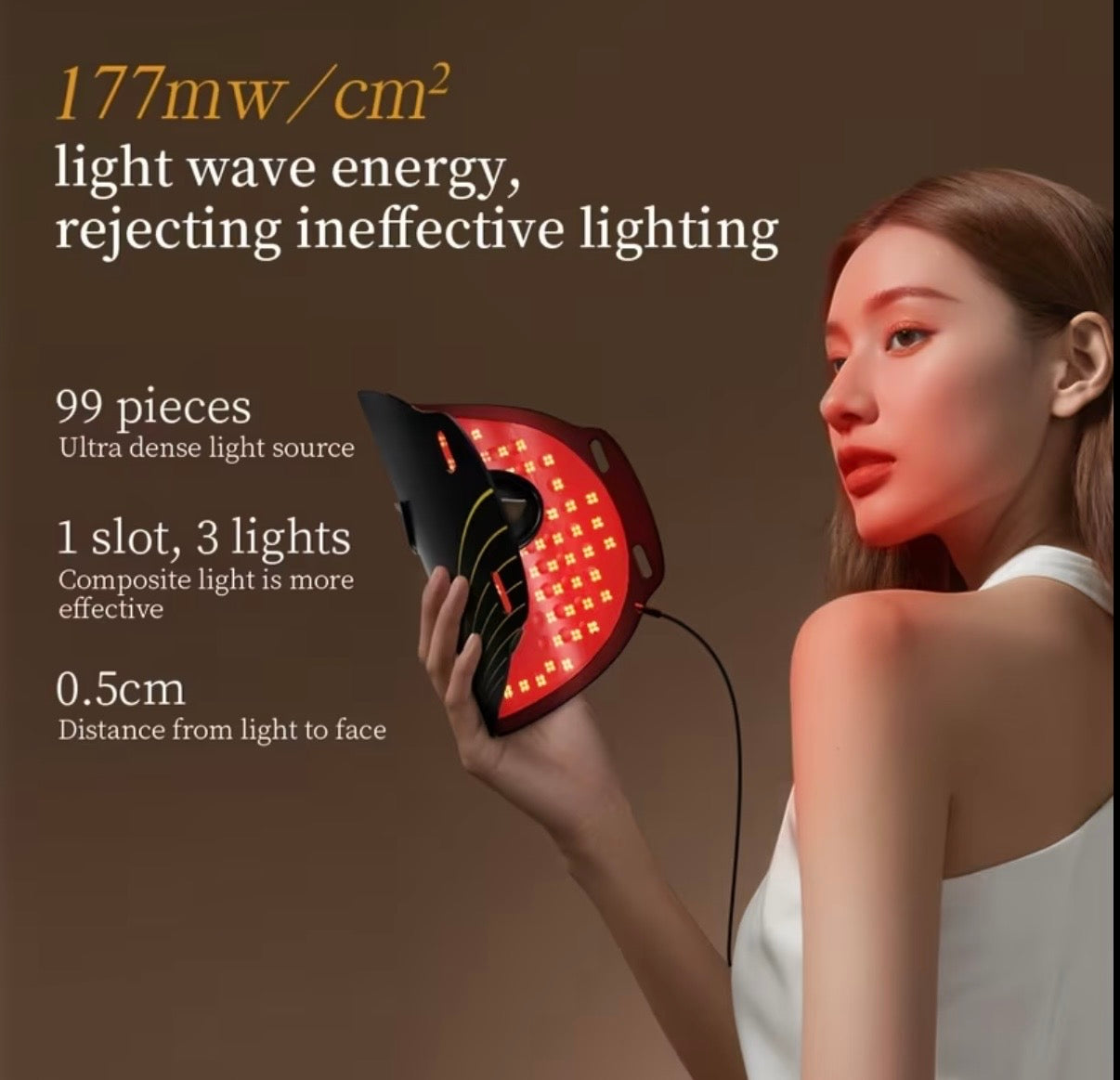 BioLume™ Red Light Infrared Light Therapy Mask