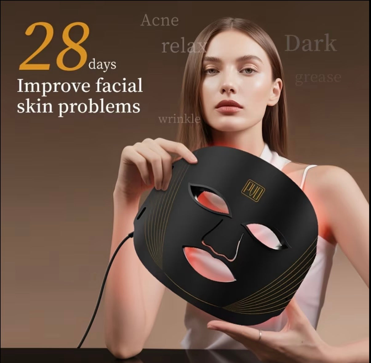 BioLume™ Red Light Infrared Light Therapy Mask